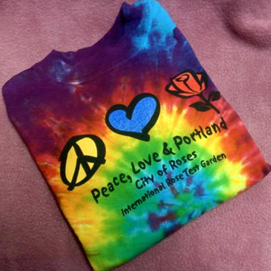 Adult Peace Love & Roses T-Shirt