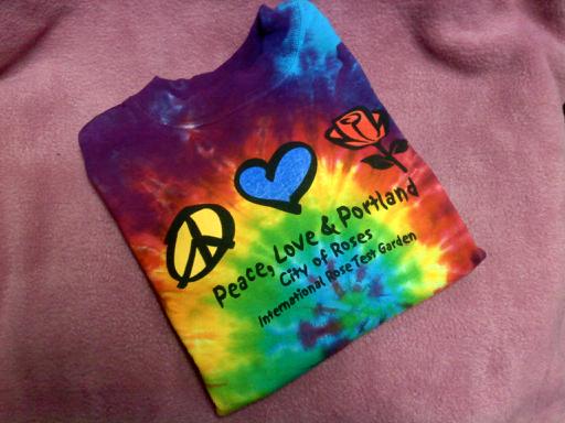 Adult Peace Love & Roses T-Shirt